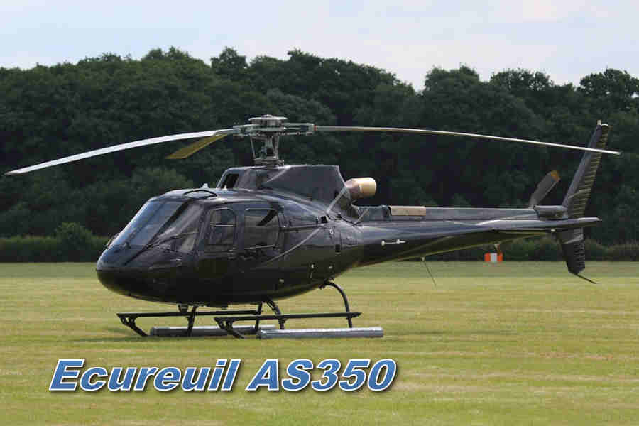 Een helikoptervlucht met een AS350 Ecureuil in Brussel