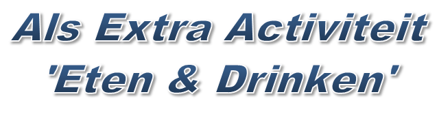 Drinken en eten tijdens een teambuilding